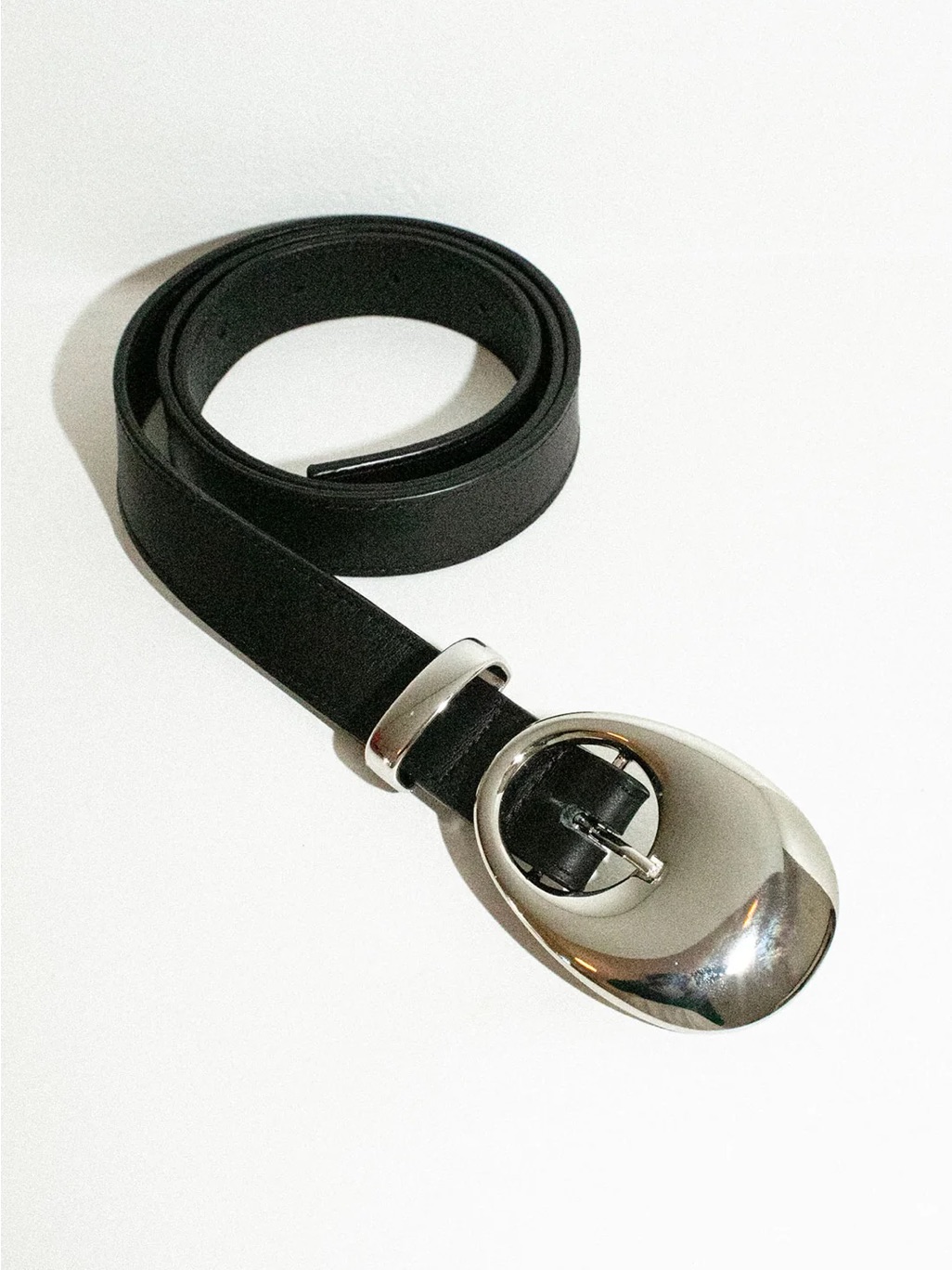 Beaufille Black Porte Leather Belt, Small — image 2 of 8
